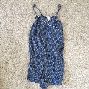 H&M blue romper